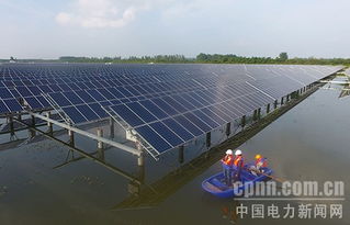 水上光伏點亮綠色未來 安徽天長供電并網發電紀實
